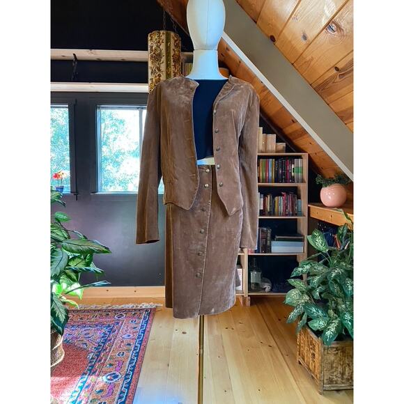 3-Piece Set Vintage Skirt Vest Jacket - Picture 11 of 11